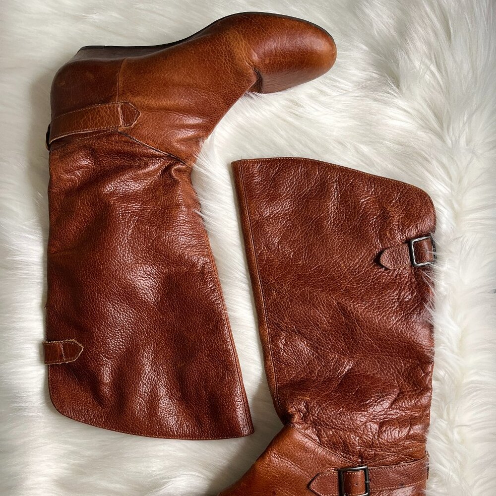 Aldo Wedge Boots Ankle and Calf Adjustments Size 8